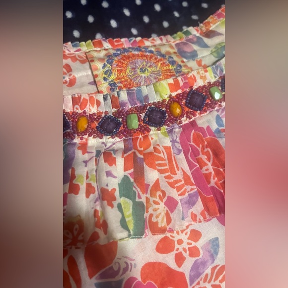 Robert Graham printed woven summer top - Picture 4 of 8